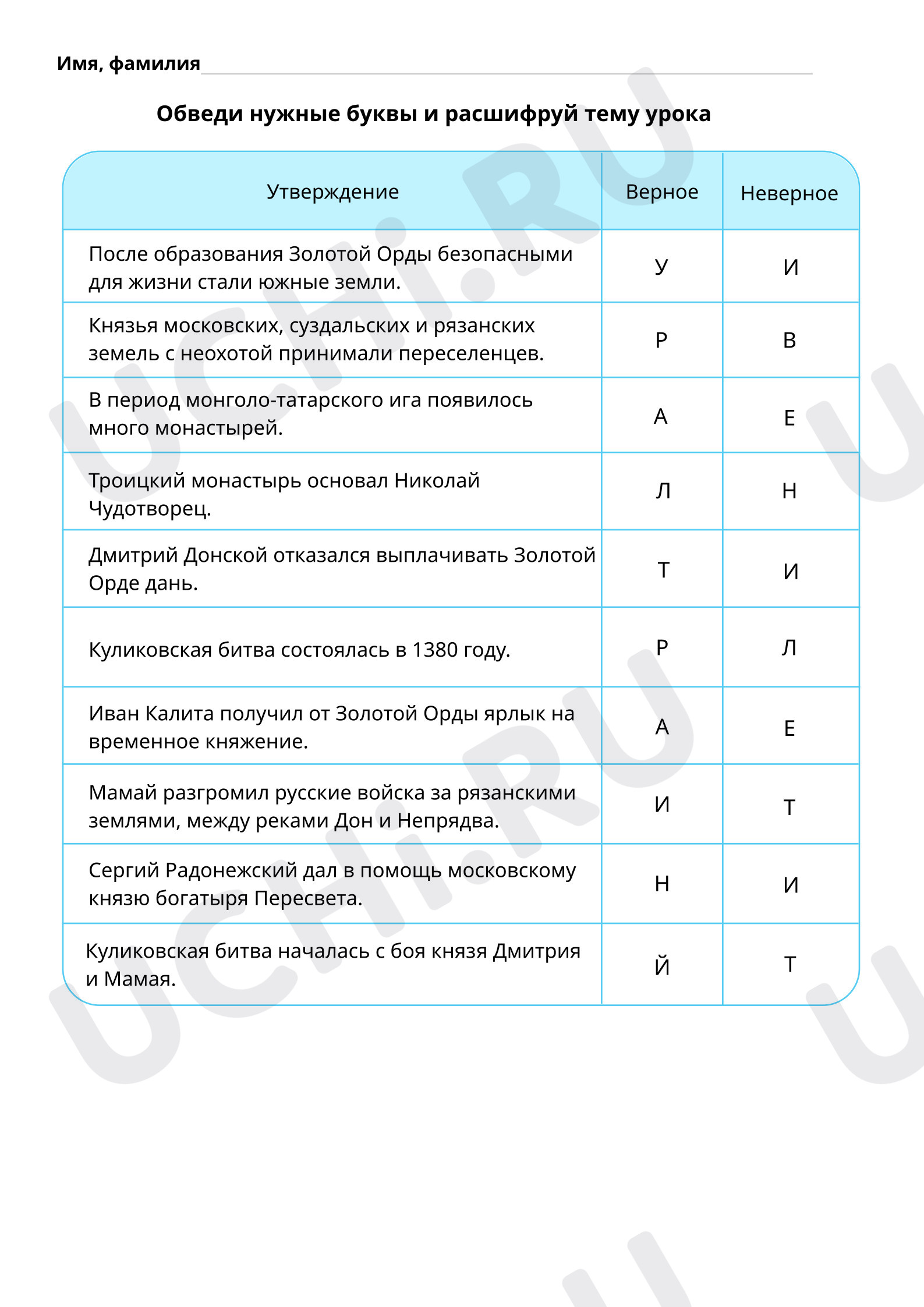 ?? Рабочий лист по теме “Обведи буквы и разгадай тему урока” для 4 ...