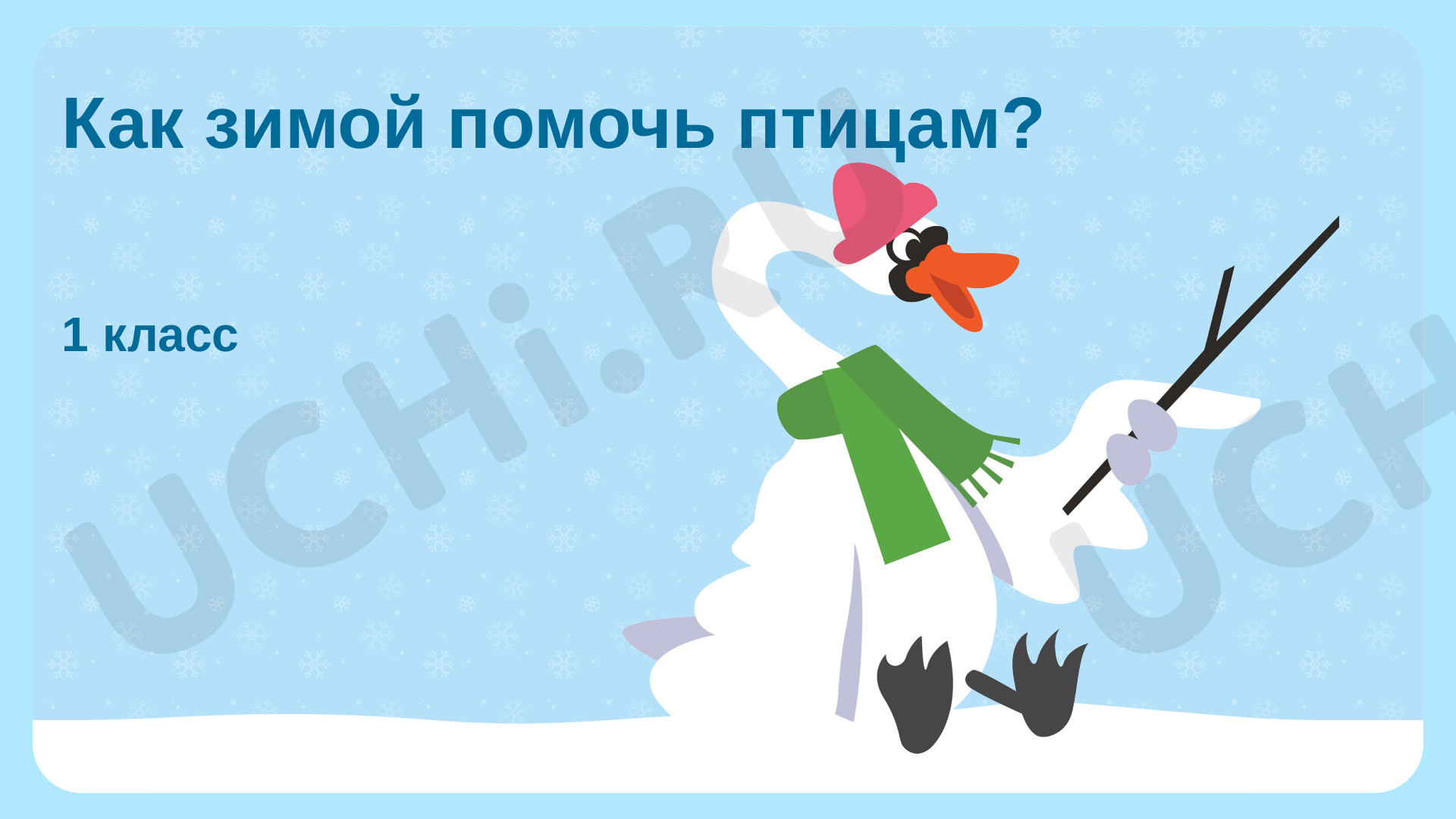 Предпросмотр материала Как зимой помочь птицам?