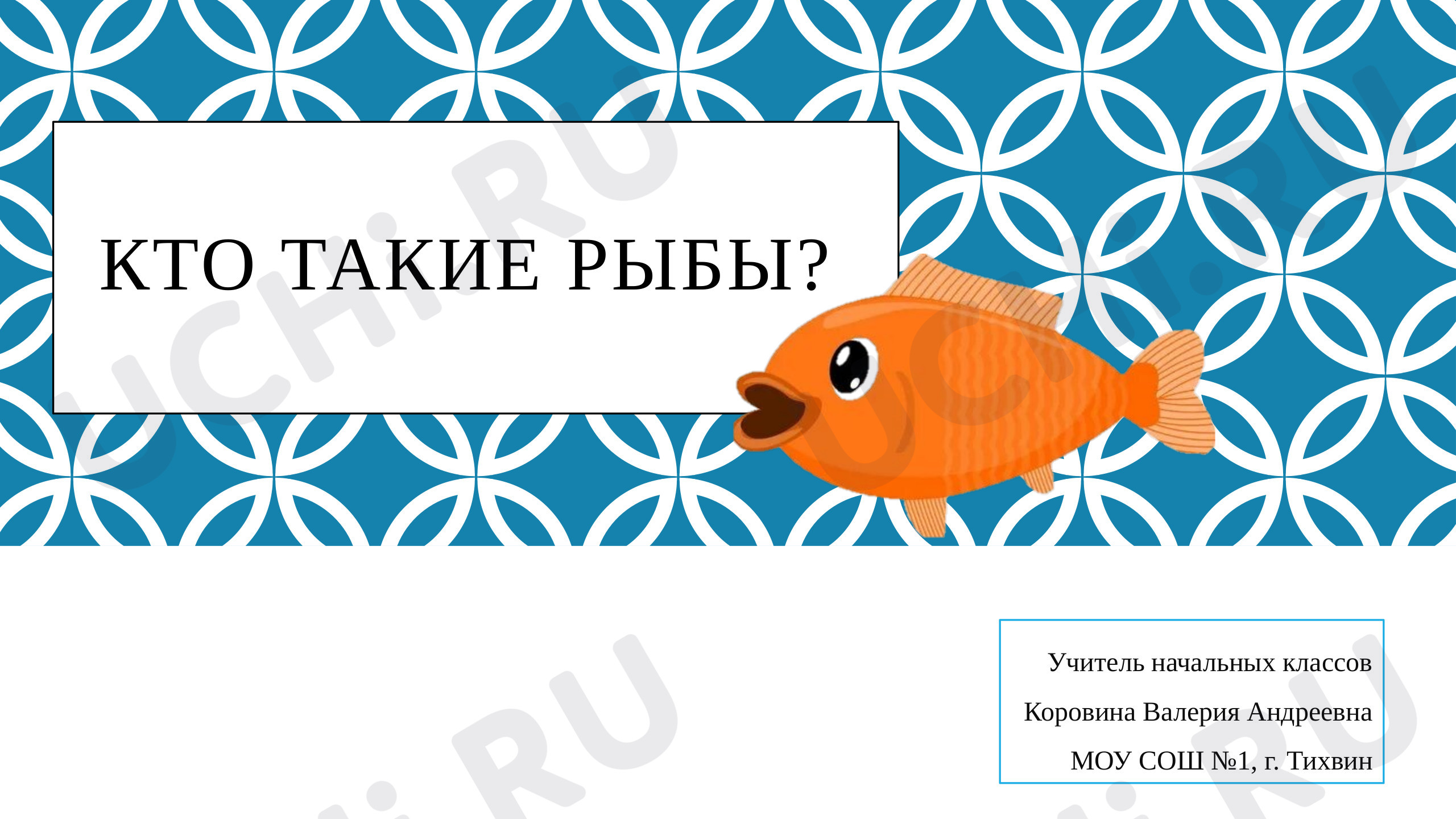Предпросмотр материала Презентация к уроку окружающего мира по теме: Кто такие рыбы?