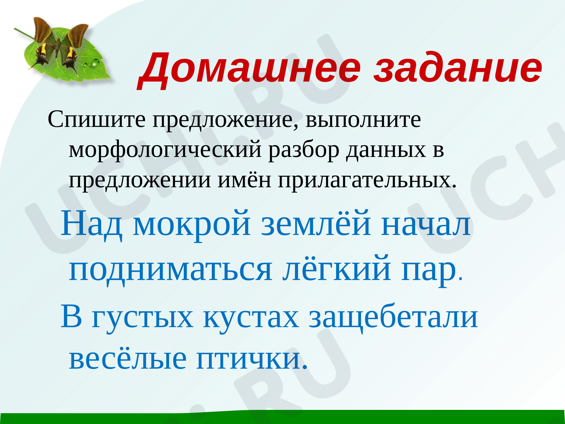 Обобщение знаний о написании окончаний имен существительных и имен  прилагательных. 3-й класс.: Обобщение знаний о написании окончаний имён  существительных и имён прилагательных | Учи.ру